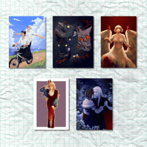anime A5 prints