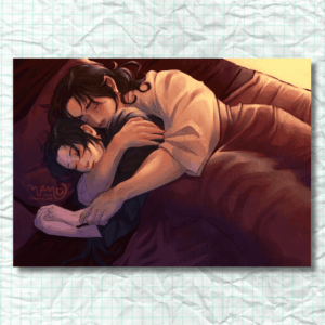 FengQing Snuggling A5 Print
